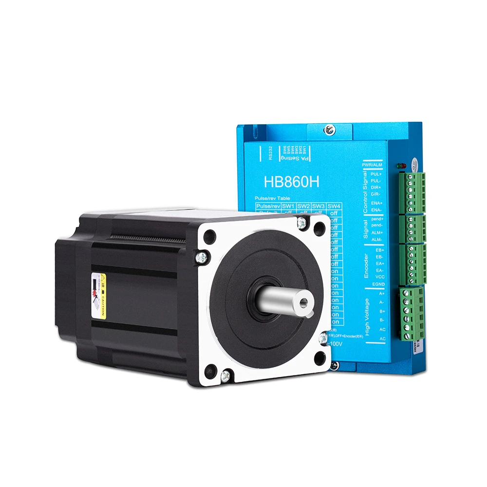 YUN DUAN Nema34 Kit Driver Mot - Hybrid Servo Driver Nema 34 8.5Nm ulasan dan harga